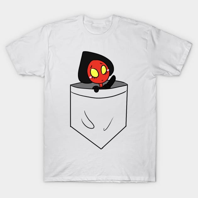 Pocket Cryptid: Flatwoods Monster T-Shirt by Bluejayluvsall